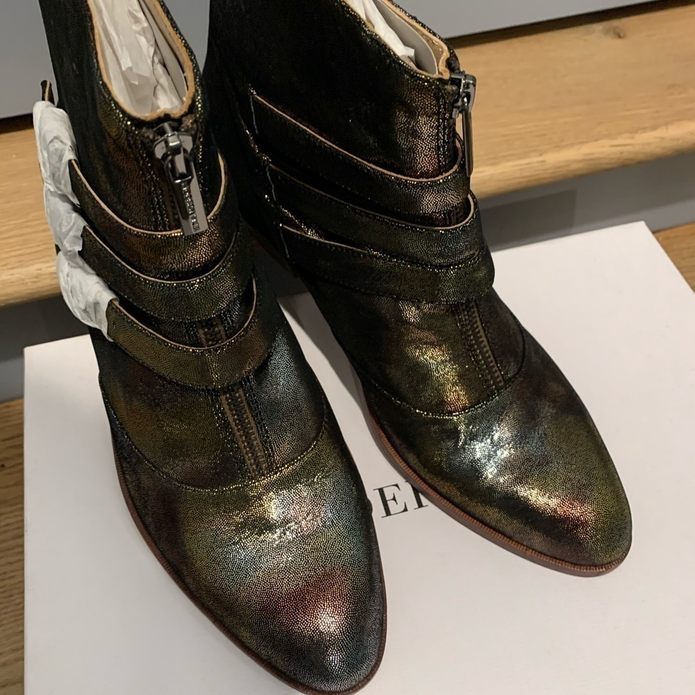 Modern Vice Brown Metallic Bootie